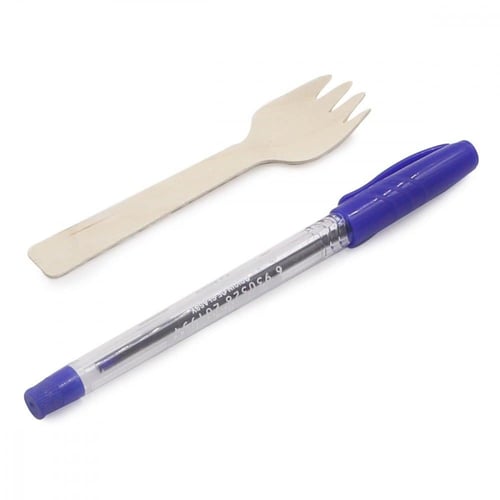 مجموعة (50) شوكة خشبية للحلى | 10.5 سم