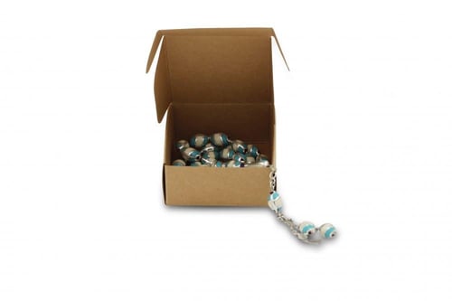 مجموعة (10) علب كرتونيه للاكسسوارات | 6.5*6.5 سم