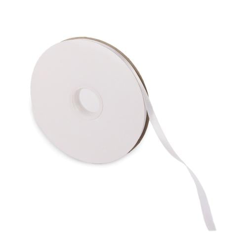 رول شرائط رفيعة وفاخرة لون أبيض | 91 متر* 1 سم