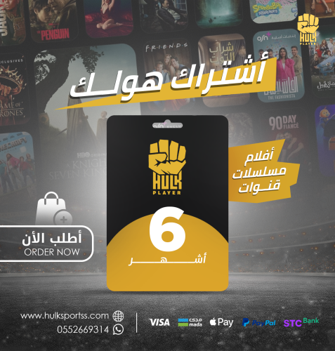 اشتراك هولك 6 شهور