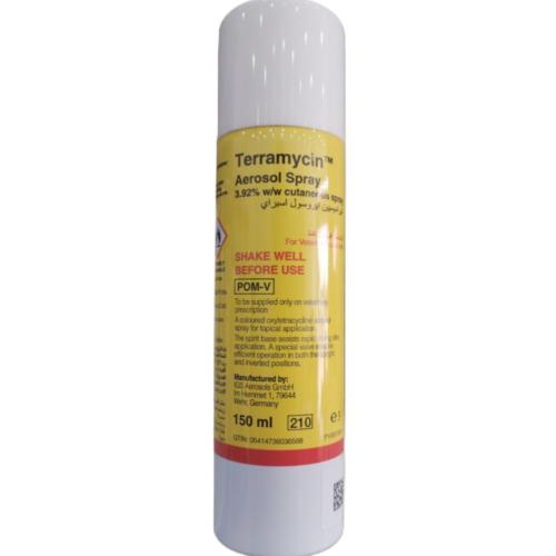 تيراميسيين بخاخ موضعي بيطري(150مل) TERRAMYCIN