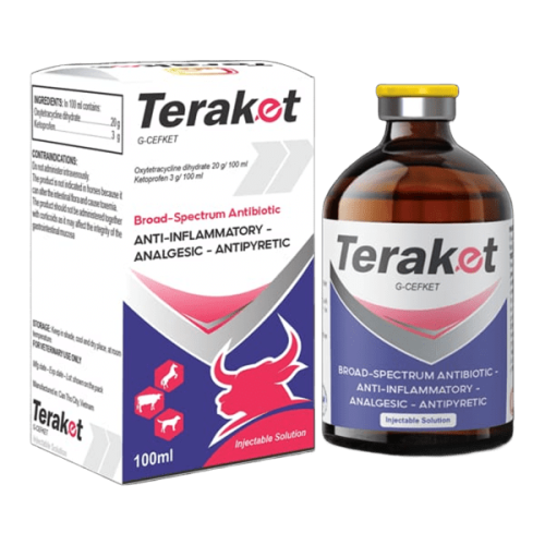 تيراكيت محلول للحقن بيطري (100مل) TERAKET