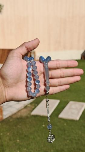 سبحة بي كولم سماوي (تتغير مع اشعة الشمس)