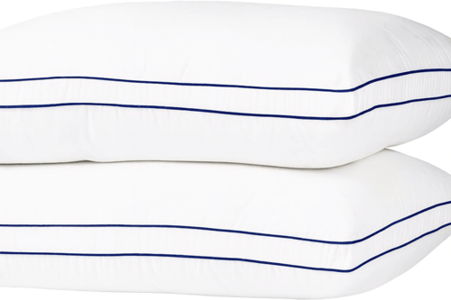 مخدة رويال بلش خطين 800 جرام مقاس 50x75