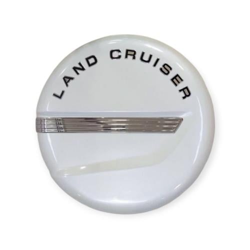 غطاء اسبير لاندكروزر 2008 - 2015 ابيض لولي