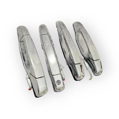 طقم مقابض يد باب خارجي كروم جمس