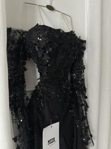 فستان سهرة اسود