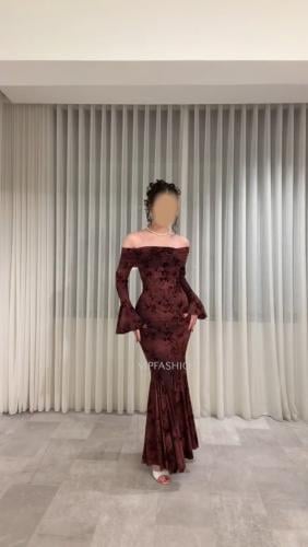 فستان برنت استرتش