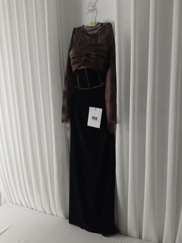 فستان ناعم مخمل