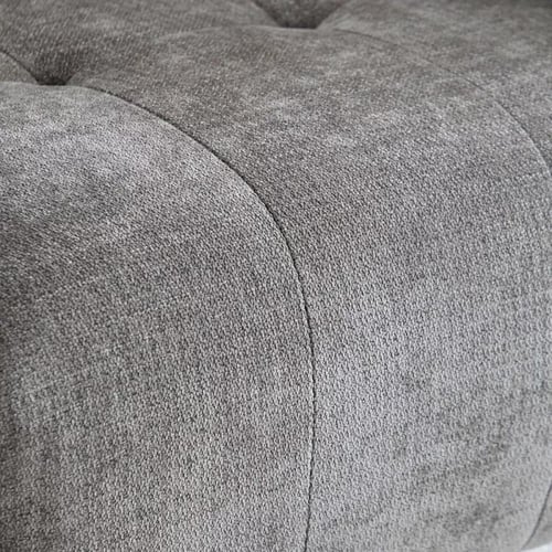 كنبة مفردة كورفيسّا بمساند ذراعين قماش لون رمادي ب...