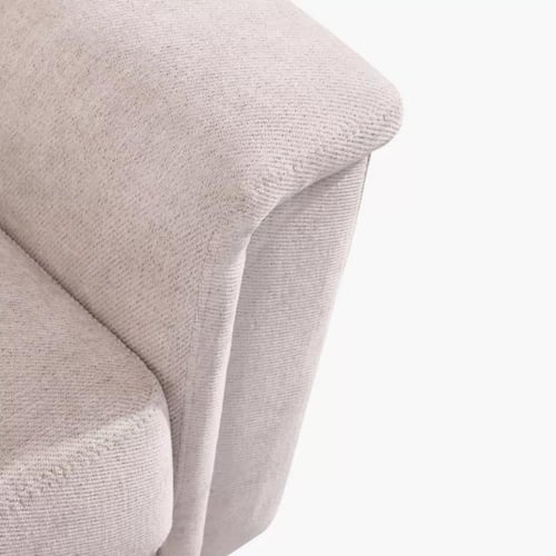 كنبة فيورنا مقعدين مع 2 وسادة قماش لون رمادي فاتح...