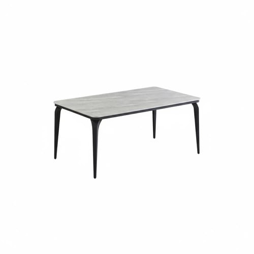 طاولة طعام فيورداليزو سطح بديل الرخام 8 كراسي قماش...