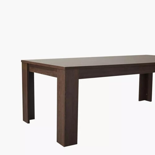 طاولة سفرة خشب طبيعي لون بني 8 مقاعد - من تريفينا