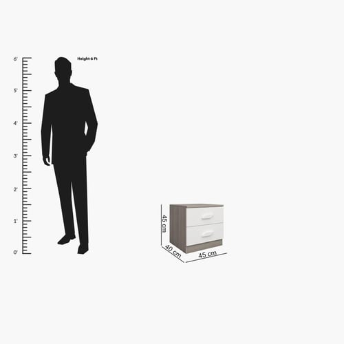 طقم غرفة نوم كينج 5 قطع من نيوبورت - 180x200 سم