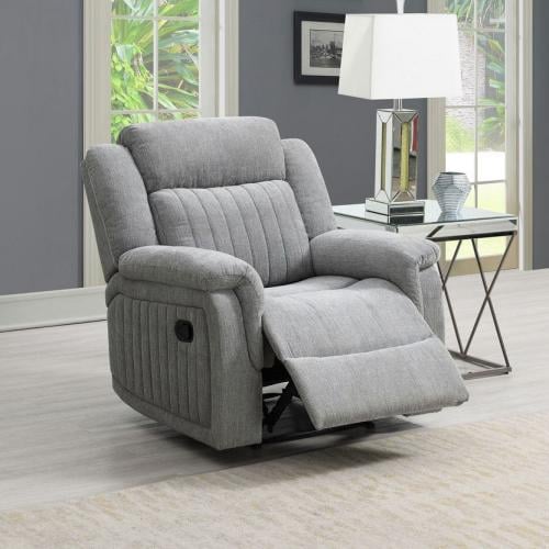 كنبة استرخاء مفرد جريفين لون رمادي مقاس 100x94x96س...