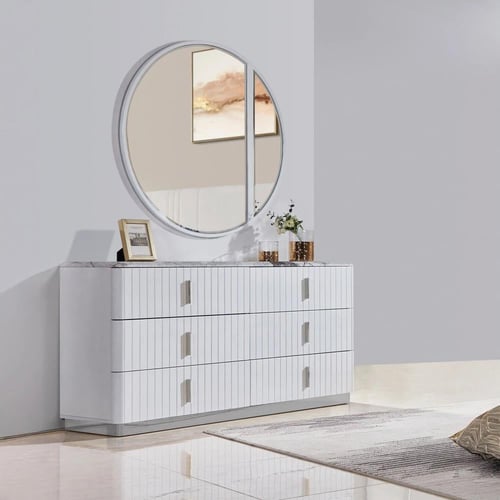 طقم غرفة نوم كينج 6 قطع من ريجنسي - 180x200 سم