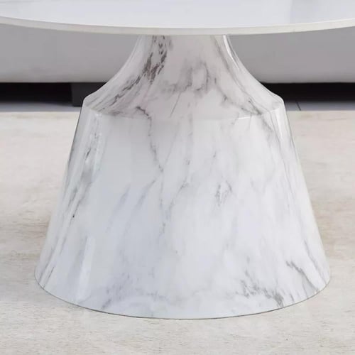 طقم طاولات قهوة كالڤينا بسطح حجر ملبّد 5 قطع و قاع...