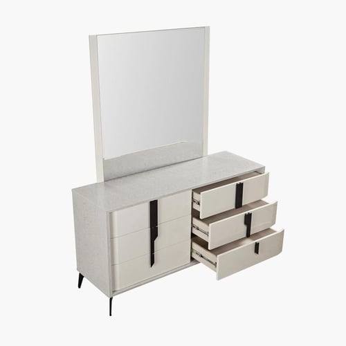 طقم غرفة نوم كينج - 6 قطع من جرانديورا - 180x200 س...