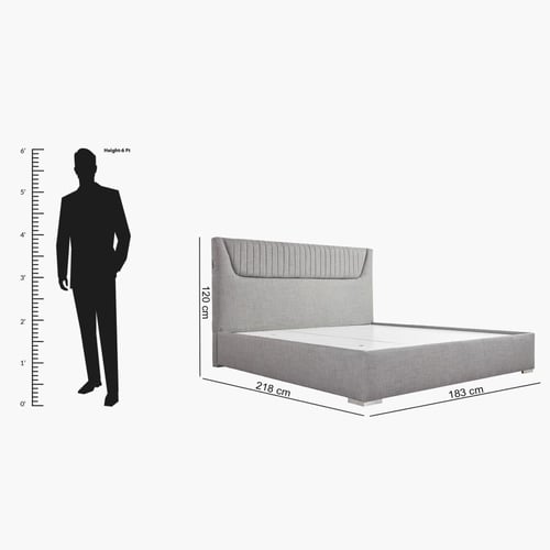 طقم غرفة نوم كينج 5 قطع من هايز سمارت - 180x200 سم