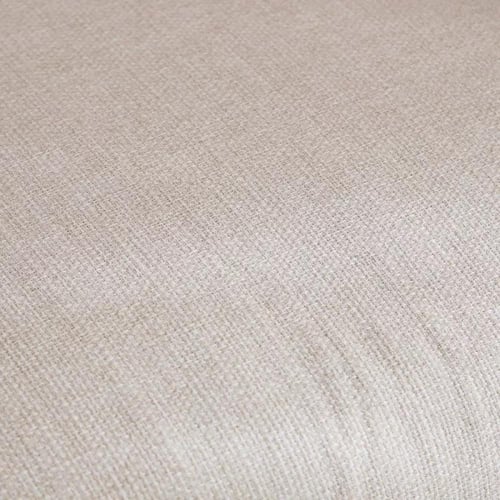 كنبة لوفت بمقعد مع وسادة قماش كتان لون بيج بأرجل خ...