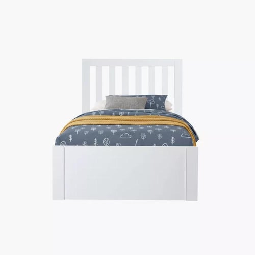 سرير فردي لورينا بـ 4 أدراج للتخزين من الخشب هندسي...