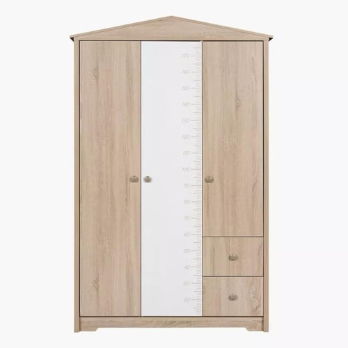 خزانة ملابس 3 أبواب بدرجين من سوفيتا