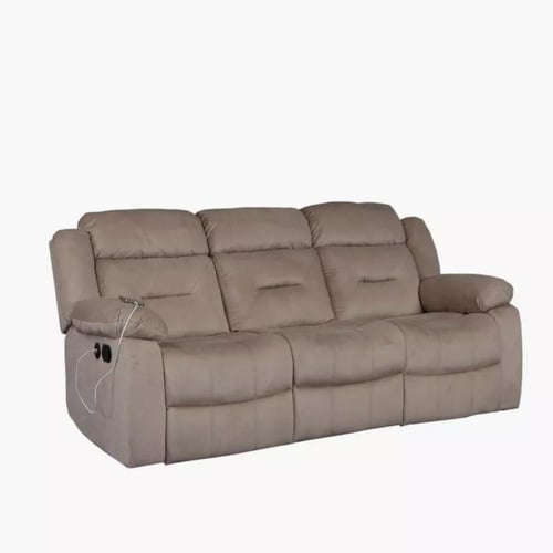 كنبة استرخاء ڤيلينا 3 مقاعد مع مدخل يو إس بي لون ب...