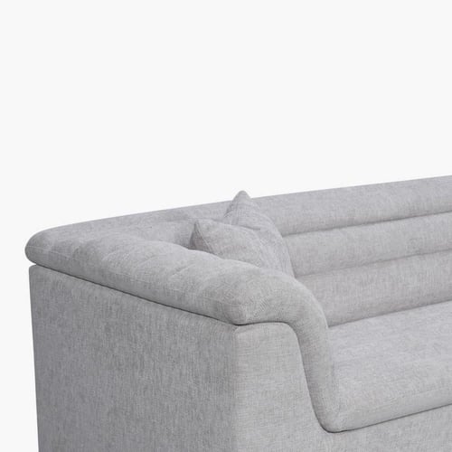 كنبة قماش بمقعدين مع وسادتين من بيكاسو