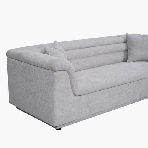 كنبة قماش بمقعدين مع وسادتين من بيكاسو