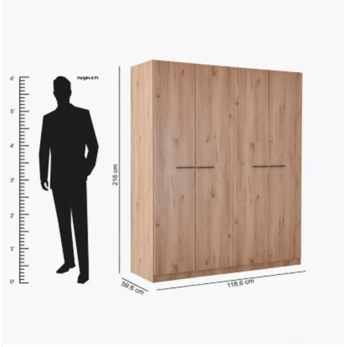 دولاب ملابس 4 أبواب من أوربان خشب