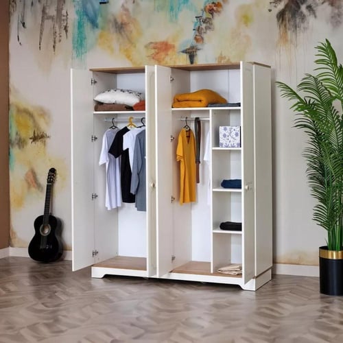 خزانة ملابس 4 أبواب من تورفيسّا