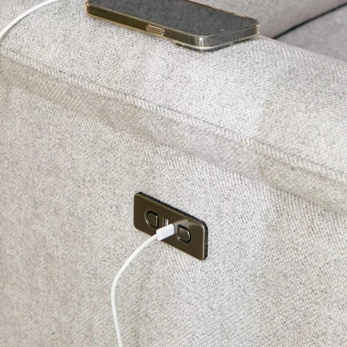 كنبة استرخاء زاريلّا مقعدين قابلة للضبط بالطاقة ال...