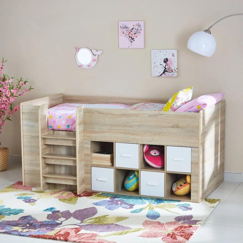 سرير فردي علوي بوحدة تخزين من كوبر كوستاجات - 90x1...