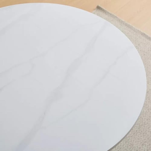 طقم طاولة سفرة مستديرة حجر ملبد 4 كراسي قماش بوكيل...