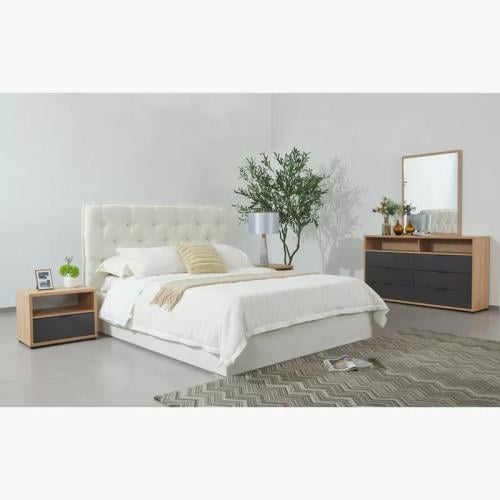 طقم غرفة نوم كينج 5 قطع من تشيستر - 180x200 سم