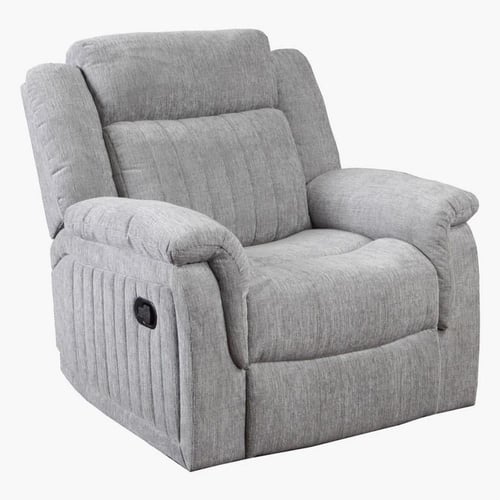 كنبة استرخاء مفرد جريفين لون رمادي مقاس 100x94x96س...