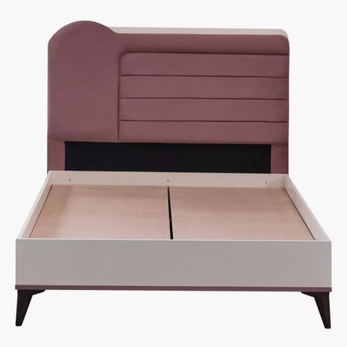 سرير توين ذكي بلوح رأسي منجد من ريفيرا- 120x200 سم