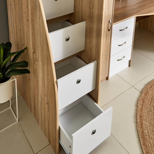 سرير فردي علوي مع وحدة تخزين من كوبر إكس مور - 90x...