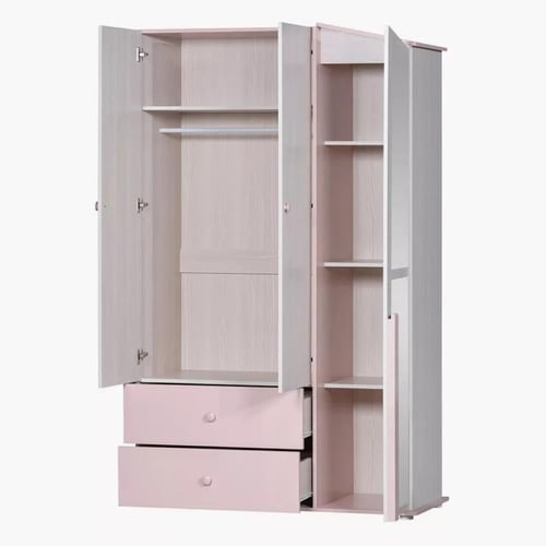 خزانة ملابس بـ3 أبواب ودرجين مع مرآة من كارڤيليا