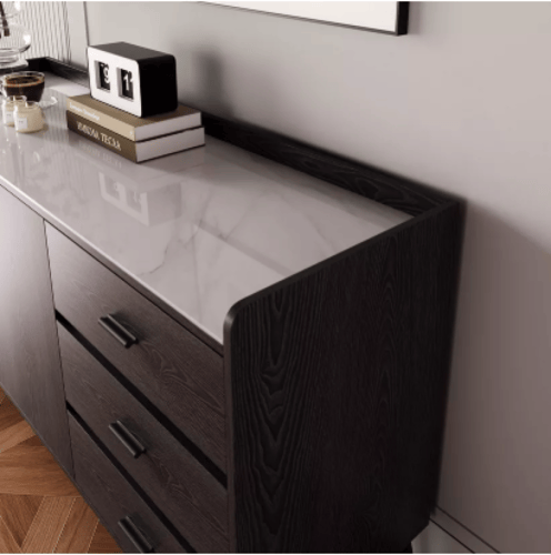 كونسول مارويل بسطح من الحجر الملبد ببابين و3 أدراج...