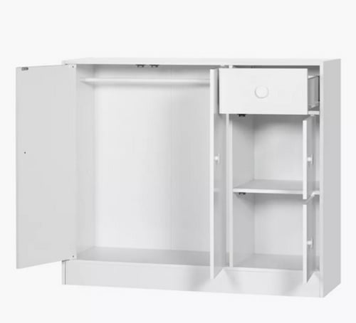 دولاب أطفال عصري 4 أبواب بدرج من فانيلا كودي