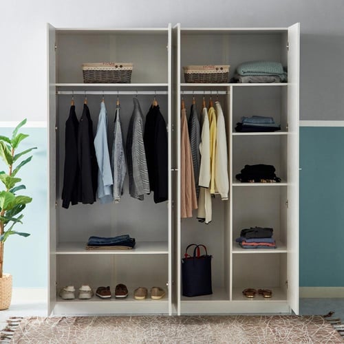 دولاب ملابس فرانكفورت خشب 4 أبواب مقاس 216x60x182...