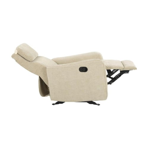 كنبة استرخاء ثنائية كهربائي دوناتيللا قماش بيج قاب...