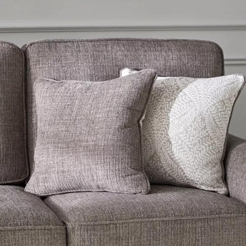 كنبة كاستيلّا 3 مقاعدة بوسادتين لون ابيض هيكل خشب...