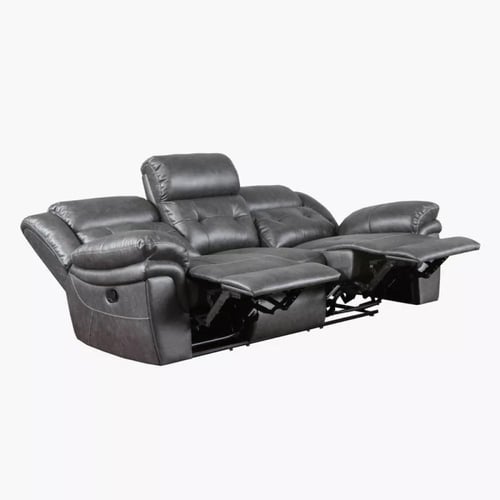 كنبة استرخاء أوريا قماشيّة شبه جلد 3 مقاعد قابل لل...