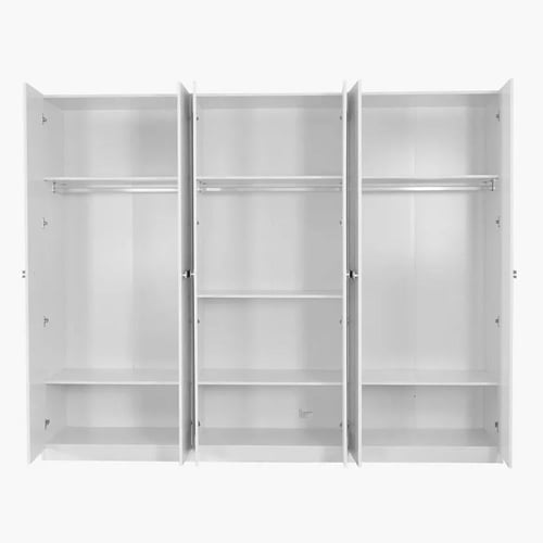 دولاب ملابس سوليتير خشب 6 أبواب و مرايا مقاس 216x5...