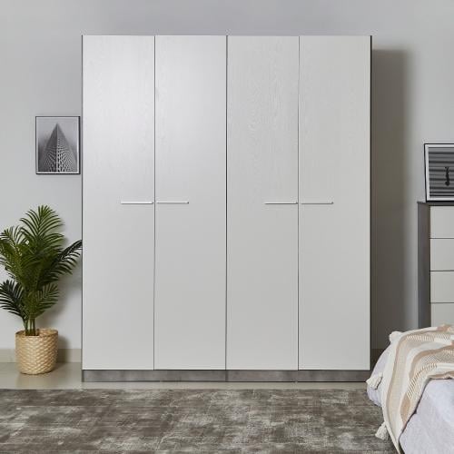 دولاب ملابس فرانكفورت خشب 4 أبواب مقاس 216x60x182...