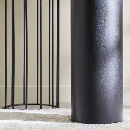 طاولة كونسول إليرزا بسطح من الرخام الأصلي ابيض قاع...