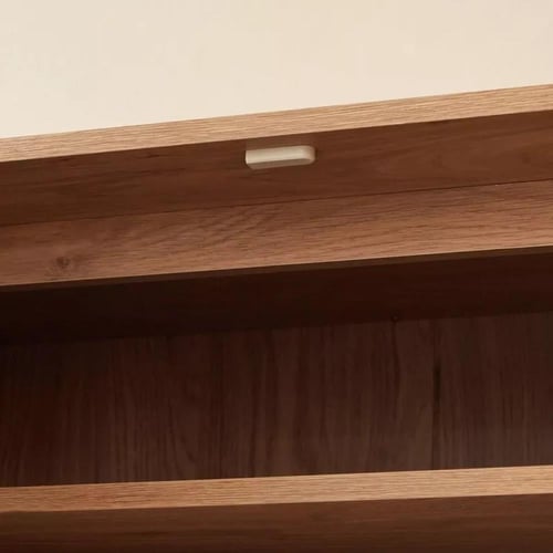 خزانة احذية چاڤا 3 أبواب راتان و 8 رفرف من خشب هند...