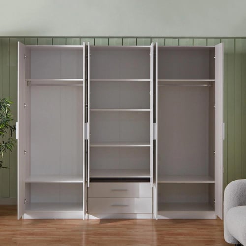 دولاب ملابس فييستا خشب 6 أبواب بدرجين و مرايا مقاس...